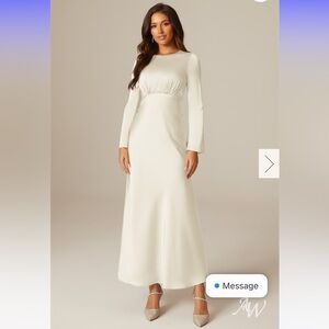 Champagne Bridesmaids Dress | Size 16  | Worn once